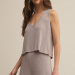Coastline Rib Pant Slate Grey