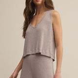 Coastline Rib Pant Slate Grey