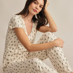 Sabrina Floral Pant Crystal