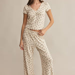 Sabrina Floral Pant Crystal