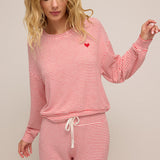 Bisous Stripe LS Top Rendezvous