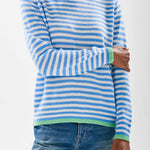 Tipped Little Stripe Crew Skylar Lily Apple