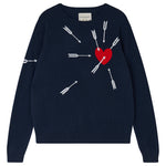 Love Struck Crew Navy Rose Lily
