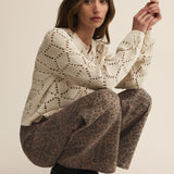 Marli Denim Leopard Pant Desert Tan