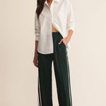 Saunder Track Pant Garland Green