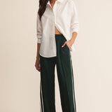 Saunder Track Pant Garland Green