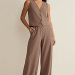 Andre Wide Leg Pant Milkshake