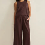 Scout Linen Pant Chocolate Cherry