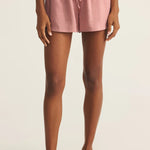 The Perfect Linen Short Pink Smoke