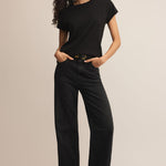 Modern Slub Tee Black