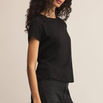 Modern Slub Tee Black