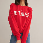 First Date Sweatshirt Cherry