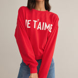 First Date Sweatshirt Cherry