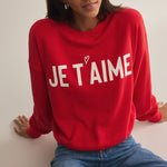 First Date Sweatshirt Cherry