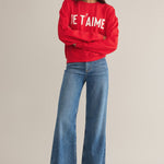 First Date Sweatshirt Cherry