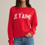 First Date Sweatshirt Cherry