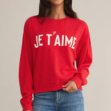 First Date Sweatshirt Cherry