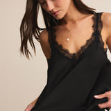 Uma Lace Satin Cami