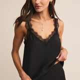 Uma Lace Satin Cami