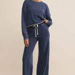 Circuit Knit Denim Sweatshirts