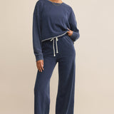 Circuit Knit Denim Sweatshirts