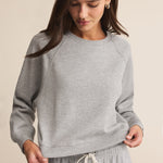 Crop Out Sweatshirt Classic Heather Grey