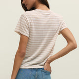 Tourist Striped Tee Natural Heather