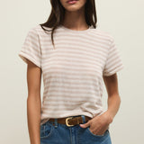 Tourist Striped Tee Natural Heather