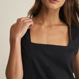 Charlene Embroidery Top Black
