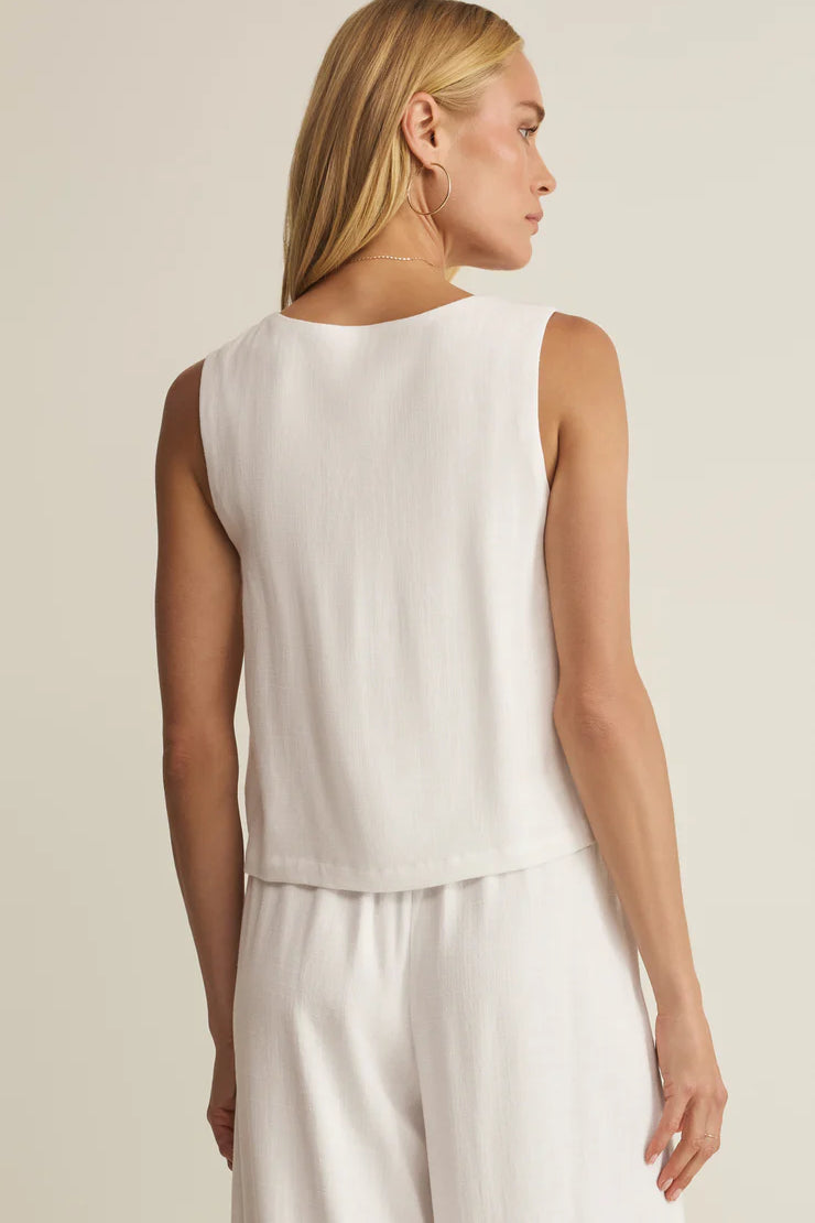 Charli Top White