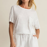 Everyday Pocket Tee White