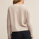 Medina Cardigan Light Oatmeal Heather