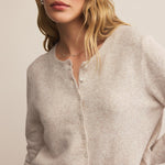 Medina Cardigan Light Oatmeal Heather