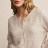 Medina Cardigan Light Oatmeal Heather