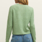 Medina Rib Cardi Appletini Green