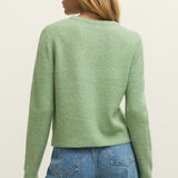 Medina Rib Cardi Appletini Green