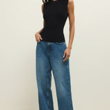 Tibi Mesh Tank Black