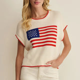 Sleeveless Patriot Sweater