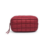 Cloud Nine - Puffer Cosmetic & Travel Organizer Pouch: Denim