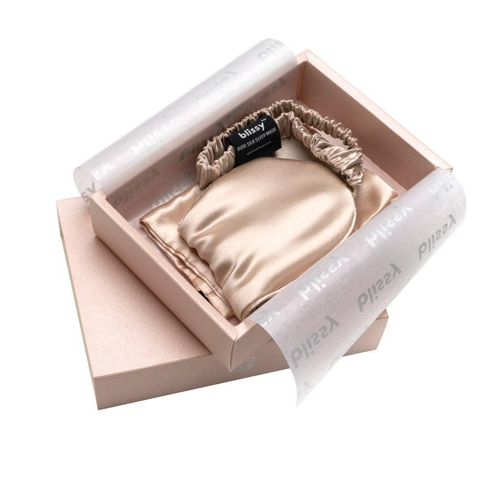 Champagne Silk Sleep Mask