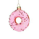 Pink Sprinkles Donut Ornament
