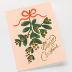 Mistletoe Christmas card