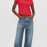 Adine Shrunken Tee Tomato