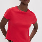 Adine Shrunken Tee Tomato
