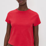 Adine Shrunken Tee Tomato