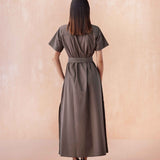 Amira Midi Solid Fawn