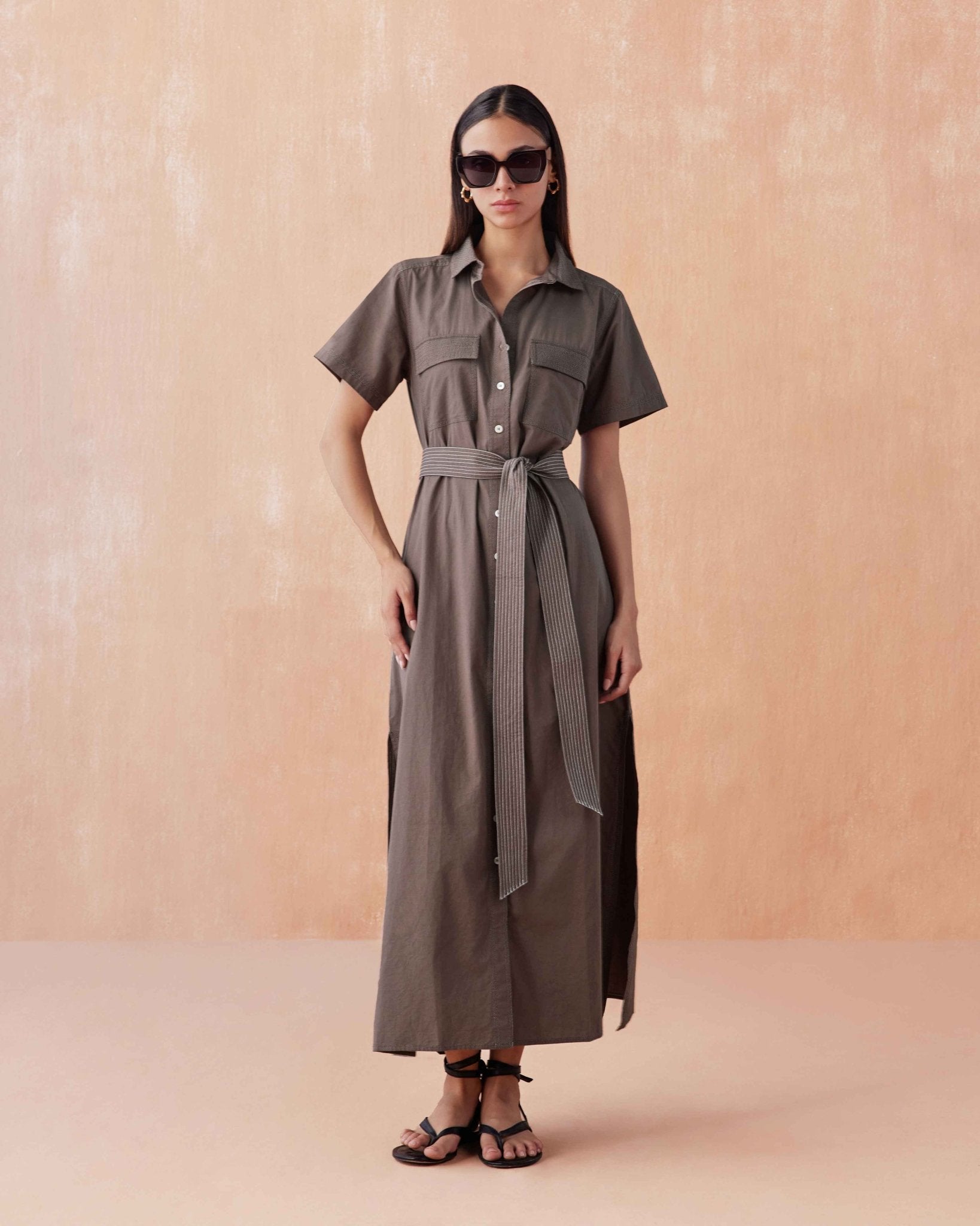 Amira Midi Solid Fawn