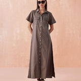 Amira Midi Solid Fawn