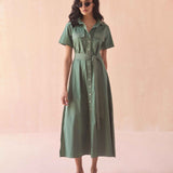 Amira Short Sleeve Maxi Dress