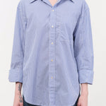Ruth Oversized Shirt Blue Multi Stripe